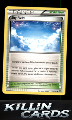 Sky Field 89/108 Pokemon Uncommon XY - Roaring Skies Card NM
