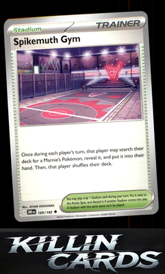 Spikemuth Gym 169/182 Pokemon Uncommon SV10: Destined Rivals Card NM