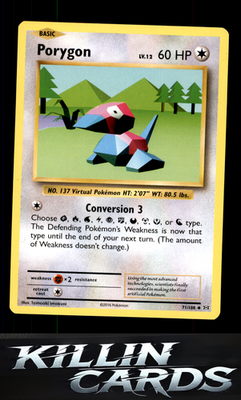 Porygon 71/108 Pokemon Uncommon XY - Evolutions Card NM