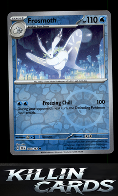 Reverse Holofoil Frosmoth 046/162 Pokemon Common SV05: Temporal Forces Card NM