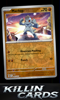 Reverse Holofoil Machop 066/165 Pokemon Common SV: Scarlet & Violet 151 Card LP