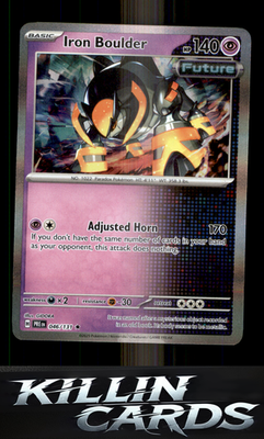 Iron Boulder 046/131 Pokemon Rare SV: Prismatic Evolutions Card NM