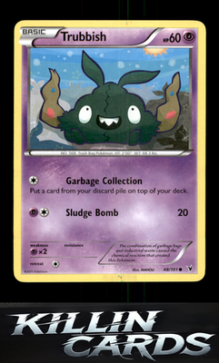 Trubbish 48/101 Pokemon Common Noble Victories Card NM