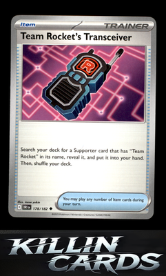 Team Rocket's Transceiver 178/182 Pokemon Uncommon SV10: Destined Rivals Card NM