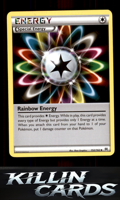 Rainbow Energy 152/162 Pokemon Uncommon XY - BREAKthrough Card LP