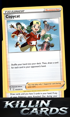 Copycat 143/203 Pokemon Uncommon SWSH07: Evolving Skies Card LP