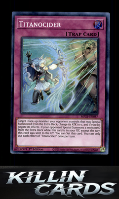 1st Edition Titanocider MP21-EN087 YuGiOh Super Rare 2021 Tin of Ancient Battles