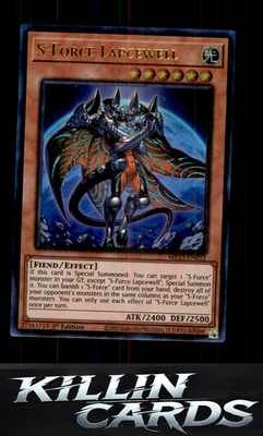 1st Edition S-Force Lapcewell MP23-EN012 YuGiOh Ultra Rare 25th Anniversary Tin: