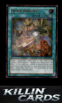 1st Edition Quick Booster (UTR) CBLZ-EN065 YuGiOh Ultimate Rare Cosmo Blazer Car