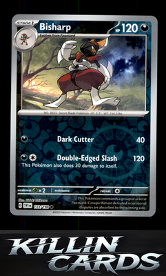 Reverse Holofoil Bisharp 133/198 Pokemon Common SV01: Scarlet & Violet Base Set