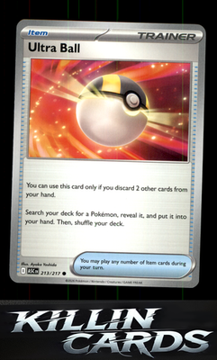 Ultra Ball - 213/217 213/217 Pokemon Common ME: Ascended Heroes Card NM