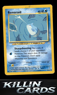 Remoraid 50/64 Pokemon Common Neo Revelation Card LP