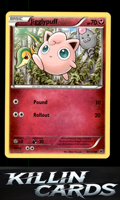 Jigglypuff 65/124 Pokemon Common XY - Fates Collide Card NM