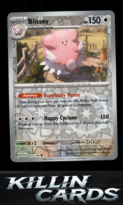 Reverse Holofoil Blissey 145/198 Pokemon Uncommon SV01: Scarlet & Violet Base Se