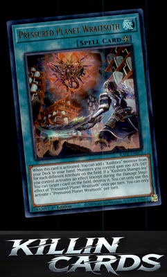 1st Edition Pressured Planet Wraitsoth (Secret Rare) RA02-EN073 YuGiOh Secret Ra