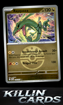 Reverse Holofoil Rayquaza (Friend Ball) 153/217 Pokemon Rare ME: Ascended Heroes