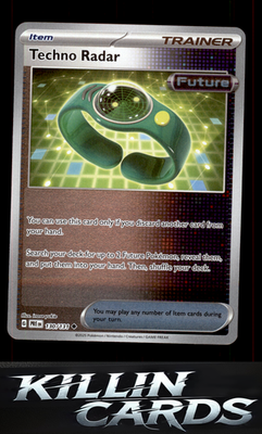 Reverse Holofoil Techno Radar 130/131 Pokemon Uncommon SV: Prismatic Evolutions