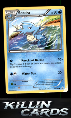 Seadra 31/160 Pokemon Uncommon XY - Primal Clash Card NM