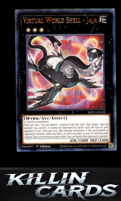 1st Edition Virtual World Shell - Jaja MP21-EN192 YuGiOh Rare 2021 Tin of Ancien