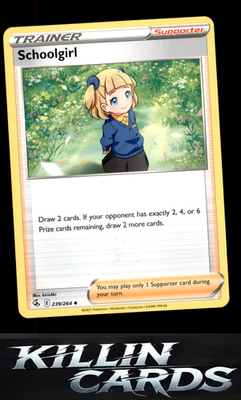 Schoolgirl 239/264 Pokemon Uncommon SWSH08: Fusion Strike Card NM