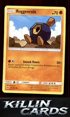 Roggenrola 69/149 Pokemon Common SM Base Set Card NM