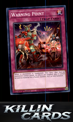 1st Edition Warning Point SDAZ-EN037 YuGiOh Common Structure Deck: Albaz Strike