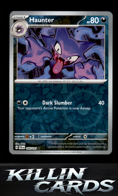 Reverse Holofoil Haunter 056/091 Pokemon Common SV: Paldean Fates Card NM