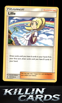 Lillie 125/156 Pokemon Uncommon SM - Ultra Prism Card LP