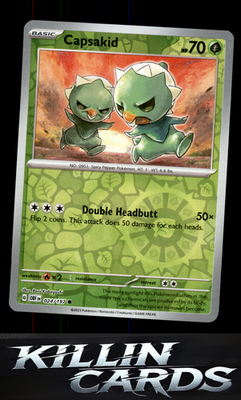 Reverse Holofoil Capsakid - 024/197 024/197 Pokemon Common SV03: Obsidian Flames