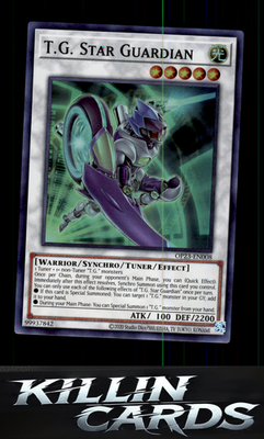 T.G. Star Guardian OP23-EN008 YuGiOh Super Rare OTS Tournament Pack 23 Card NM