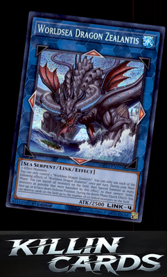 1st Edition Worldsea Dragon Zealantis MP23-EN193 YuGiOh Prismatic Secret Rare 25