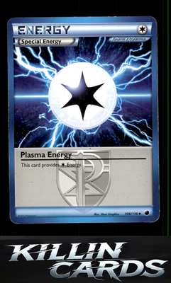 Plasma Energy (Team Plasma) 106/116 Pokemon Uncommon Plasma Freeze Card LP