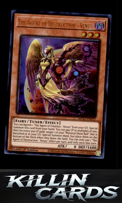 1st Edition The Agent of Destruction - Venus MP23-EN015 YuGiOh Ultra Rare 25th A