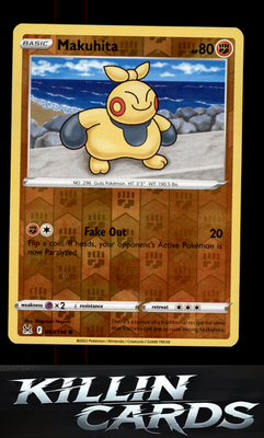 Reverse Holofoil Makuhita 097/196 Pokemon Common SWSH11: Lost Origin Card NM