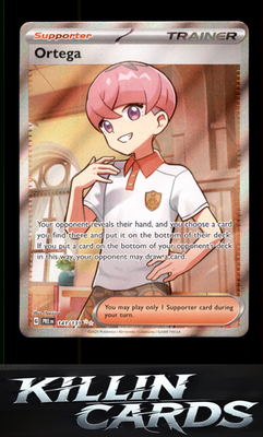 Ortega 141/131 Pokemon Ultra Rare SV: Prismatic Evolutions Card NM