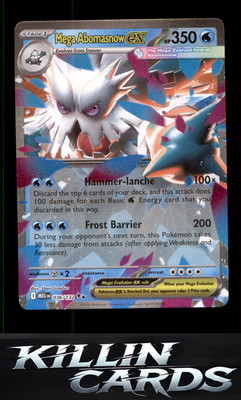 Mega Abomasnow ex - 036/132 036/132 Pokemon Double Rare ME01: Mega Evolution Car
