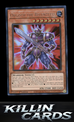 1st Edition Orgoth the Relentless (Silver) BLC1-EN016 YuGiOh Ultra Rare Battles