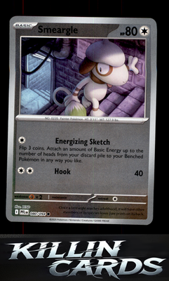 Reverse Holofoil Smeargle 080/094 Pokemon Common ME02: Phantasmal Flames Card NM