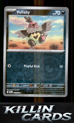 Reverse Holofoil Vullaby 063/086 Pokemon Common SV: White Flare Card NM