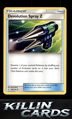 Devolution Spray Z 166/214 Pokemon Uncommon SM - Unbroken Bonds Card NM