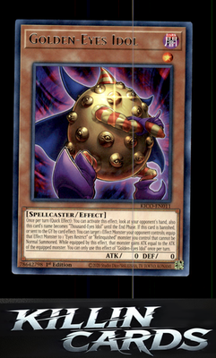 1st Edition Golden-Eyes Idol KICO-EN011 YuGiOh Rare King's Court Card NM