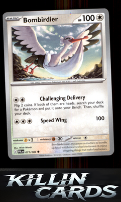 Bombirdier 071/084 Pokemon Common ME05: Pitch Black Card NM