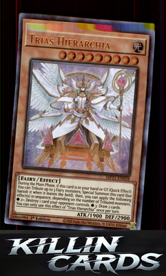 1st Edition Trias Hierarchia MP21-EN058 YuGiOh Ultra Rare 2021 Tin of Ancient Ba