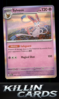 Sylveon 040/131 Pokemon Rare SV: Prismatic Evolutions Card NM
