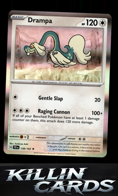 Drampa - 138/162 138/162 Pokemon Rare SV05: Temporal Forces Card NM