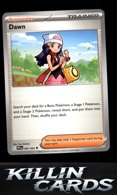 Dawn 087/094 Pokemon Uncommon ME02: Phantasmal Flames Card NM
