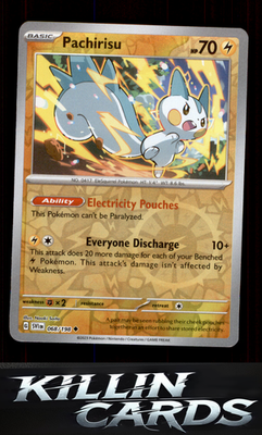 Reverse Holofoil Pachirisu - 068/198 068/198 Pokemon Uncommon SV01: Scarlet & Vi