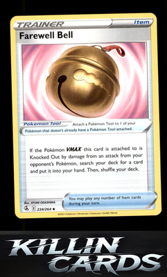 Farewell Bell 234/264 Pokemon Uncommon SWSH08: Fusion Strike Card NM