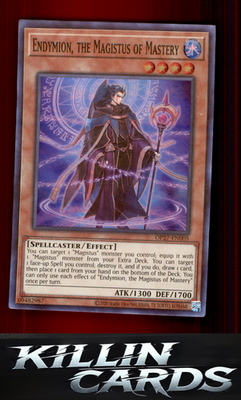 Endymion, the Magistus of Mastery OP27-EN005 YuGiOh Super Rare OTS Tournament Pa
