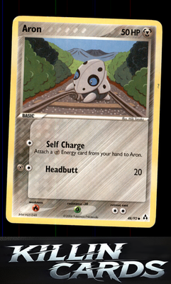 Aron 48/92 Pokemon Common Legend Maker Card LP